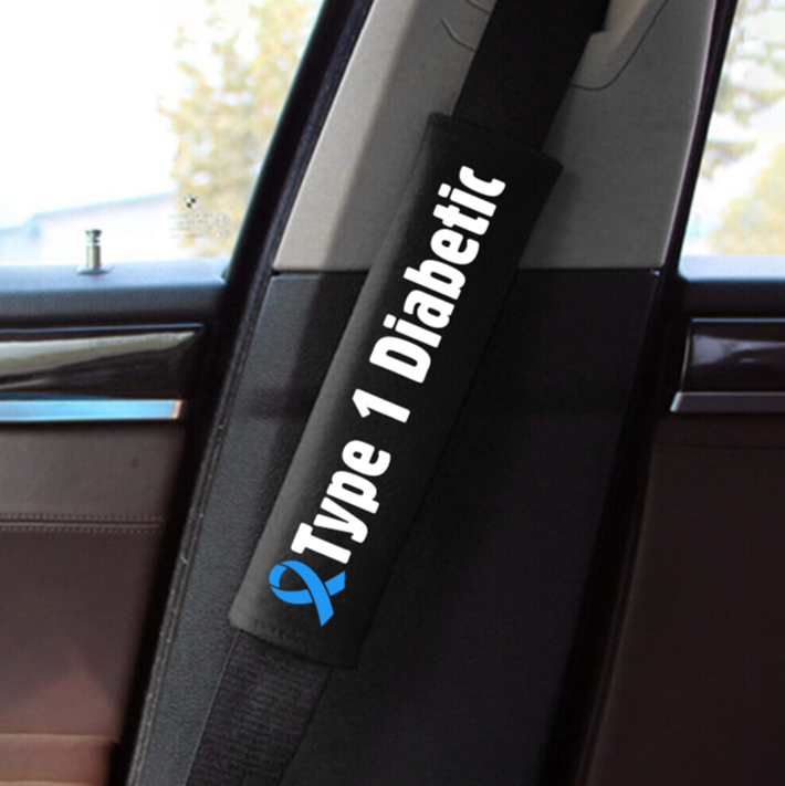 Type 1 Diabetic Seat Belt Cover