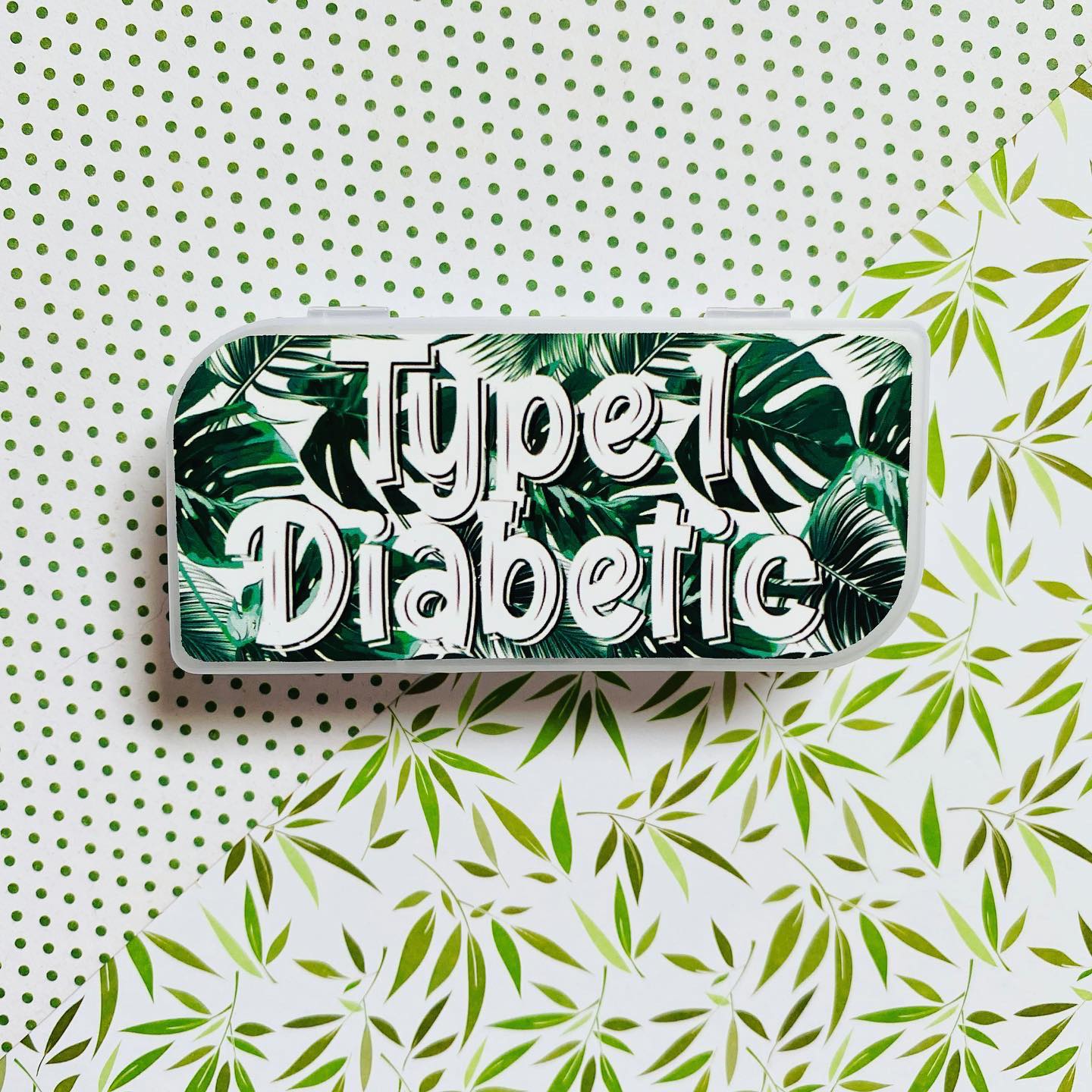 Hypo Pot - Type1Diabetic - Green Leaves