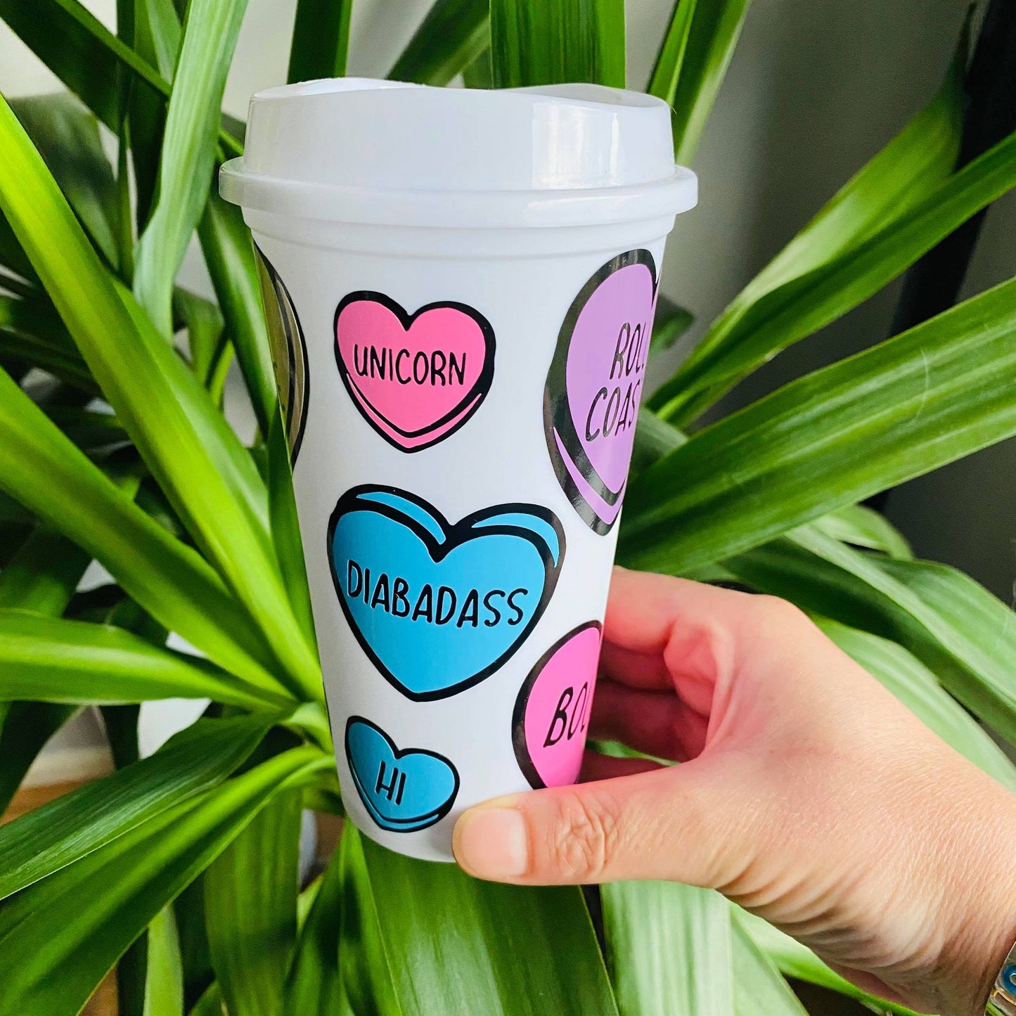 Love Hearts Coffee Cup