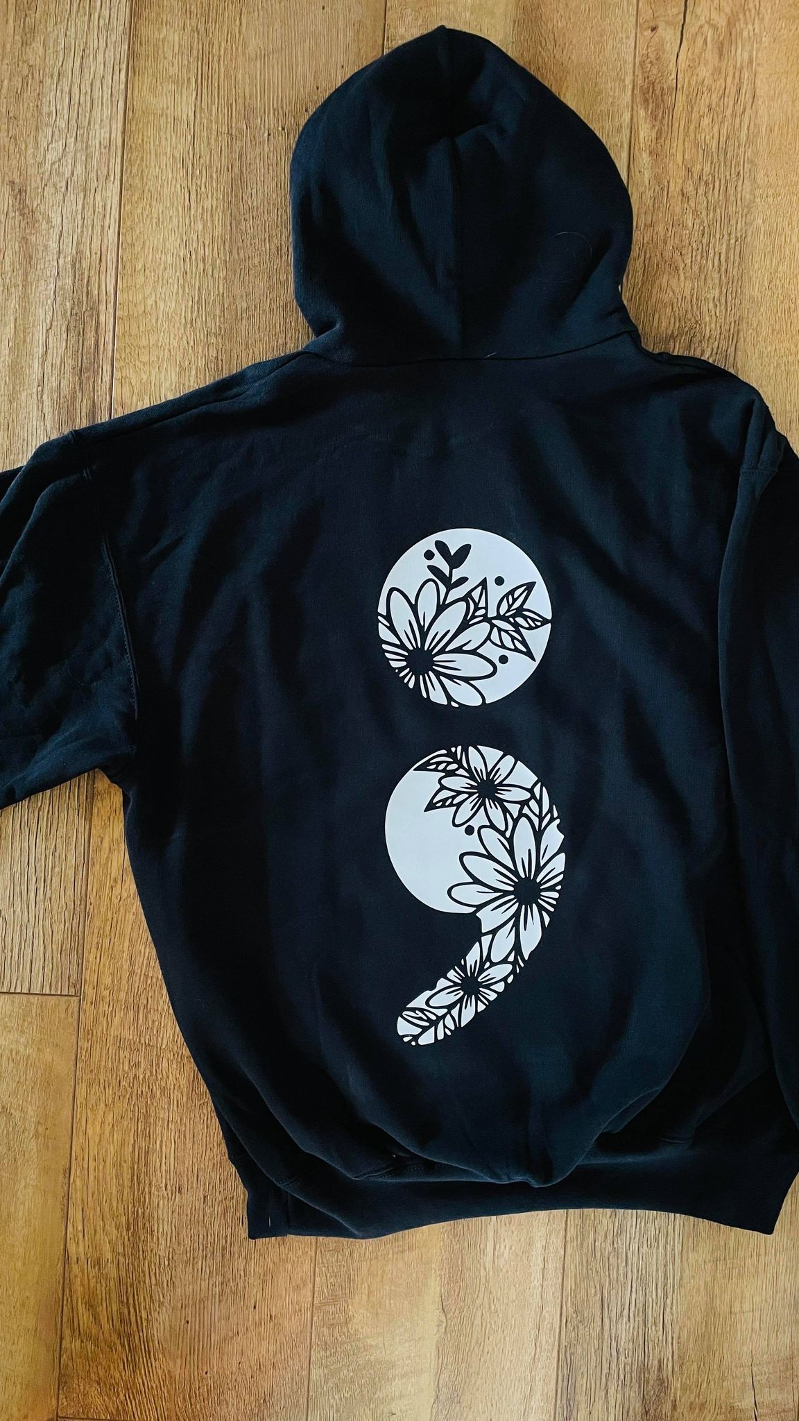 Semicolon Hoodie / LARGE
