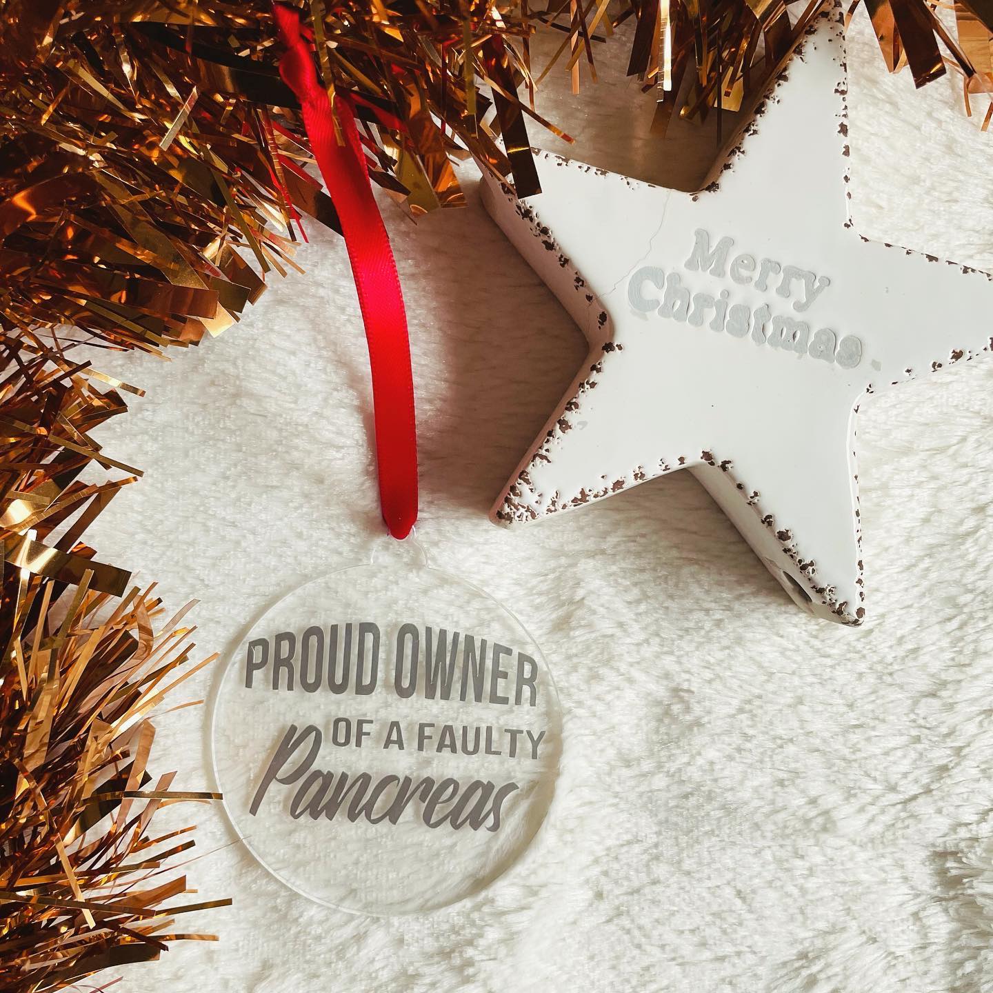 Proud Owner Of A Faulty Pancreas Bauble