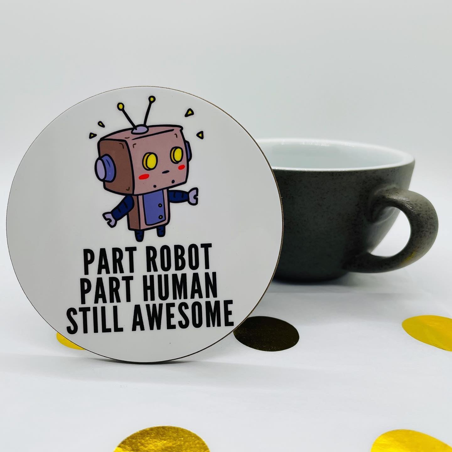 Part Robot, Part Human, Still Awesome Coaster