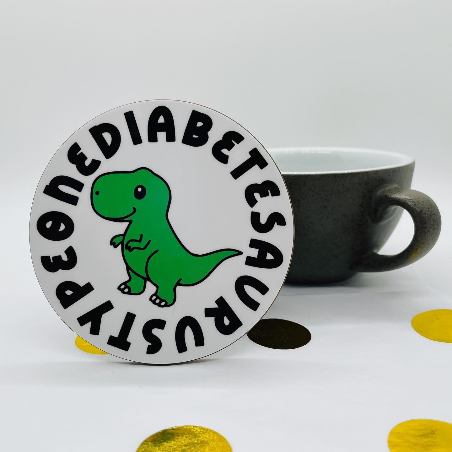 Typeonediabetesaurus Coaster