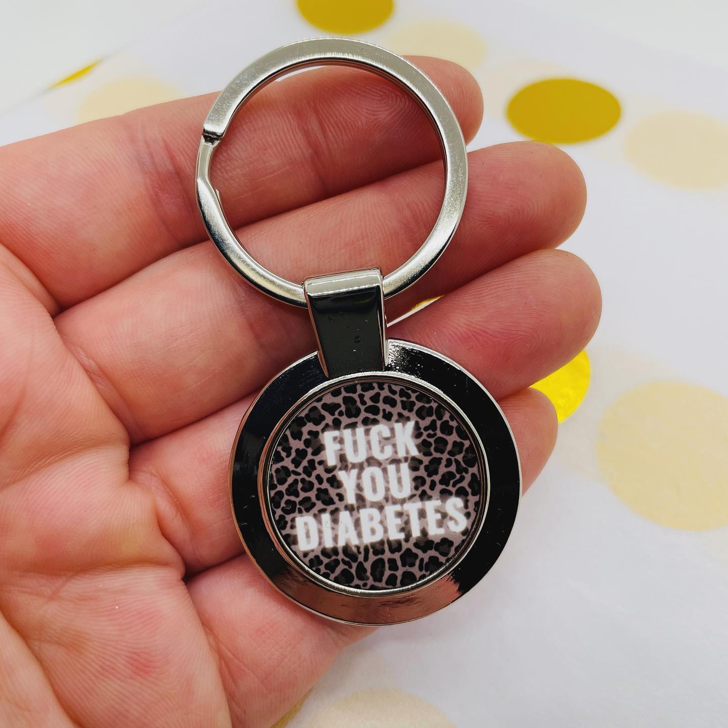 Fuck You Diabetes Keyring