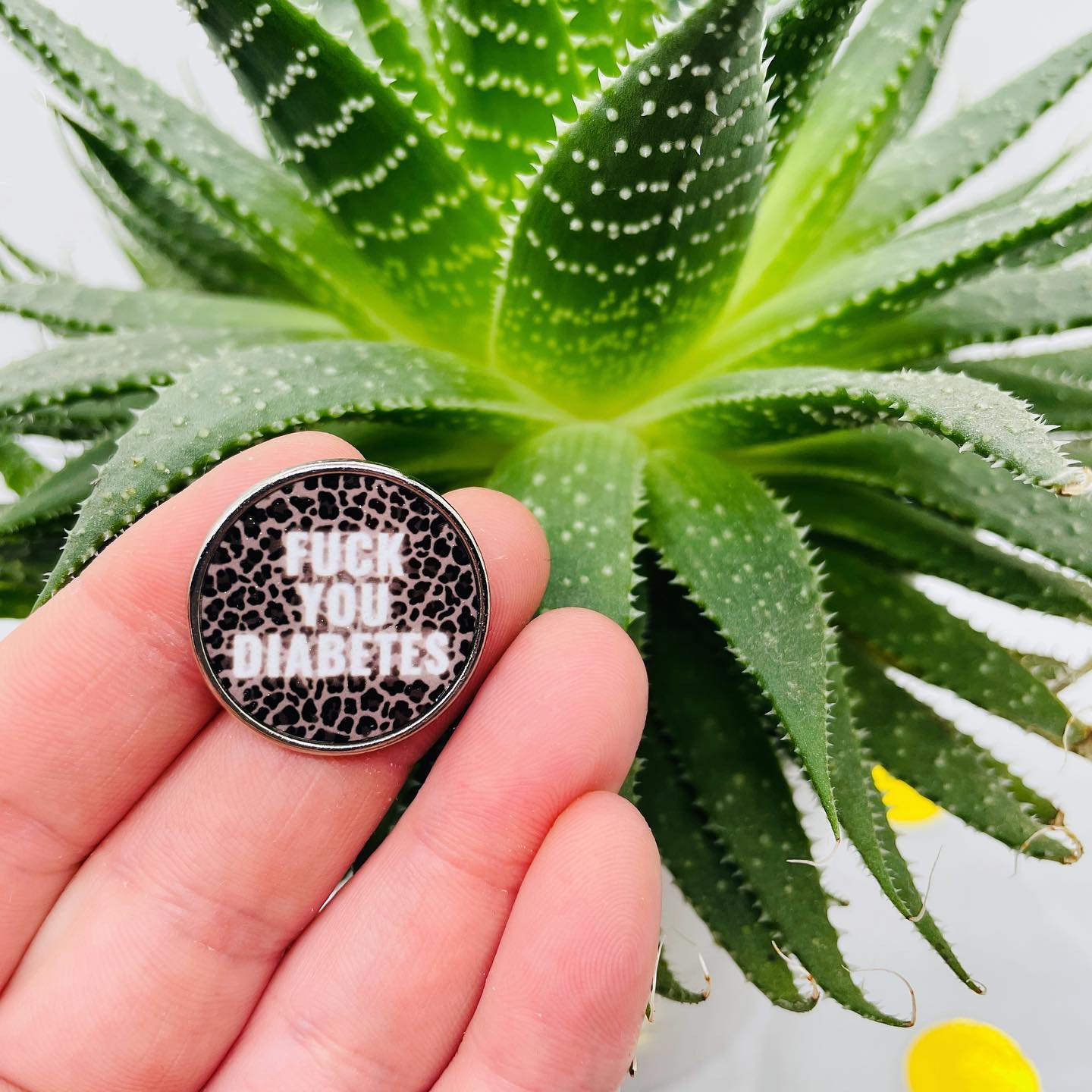 Fuck You Diabetes Pin Badge