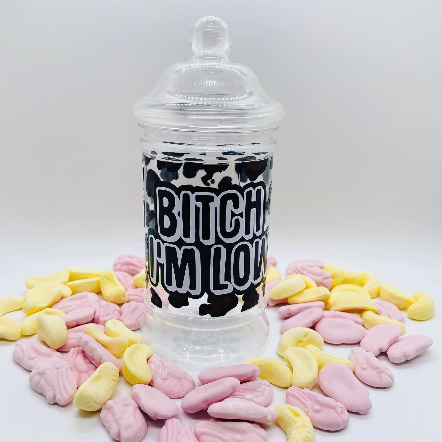 Hypo-Treat Sweet Jars - Bitch I'm Low (Leopard Print)