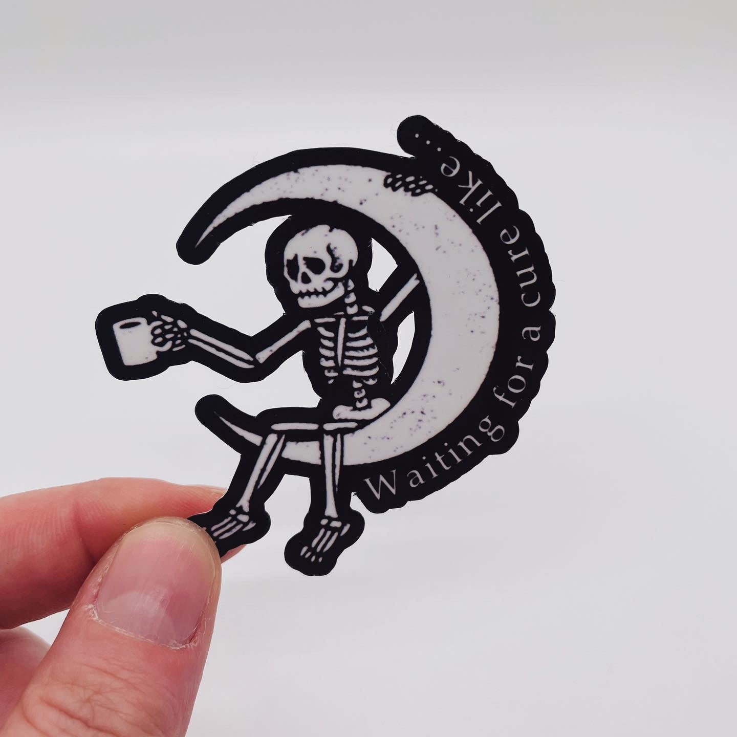 Waiting For A Cure Like..... Sticker