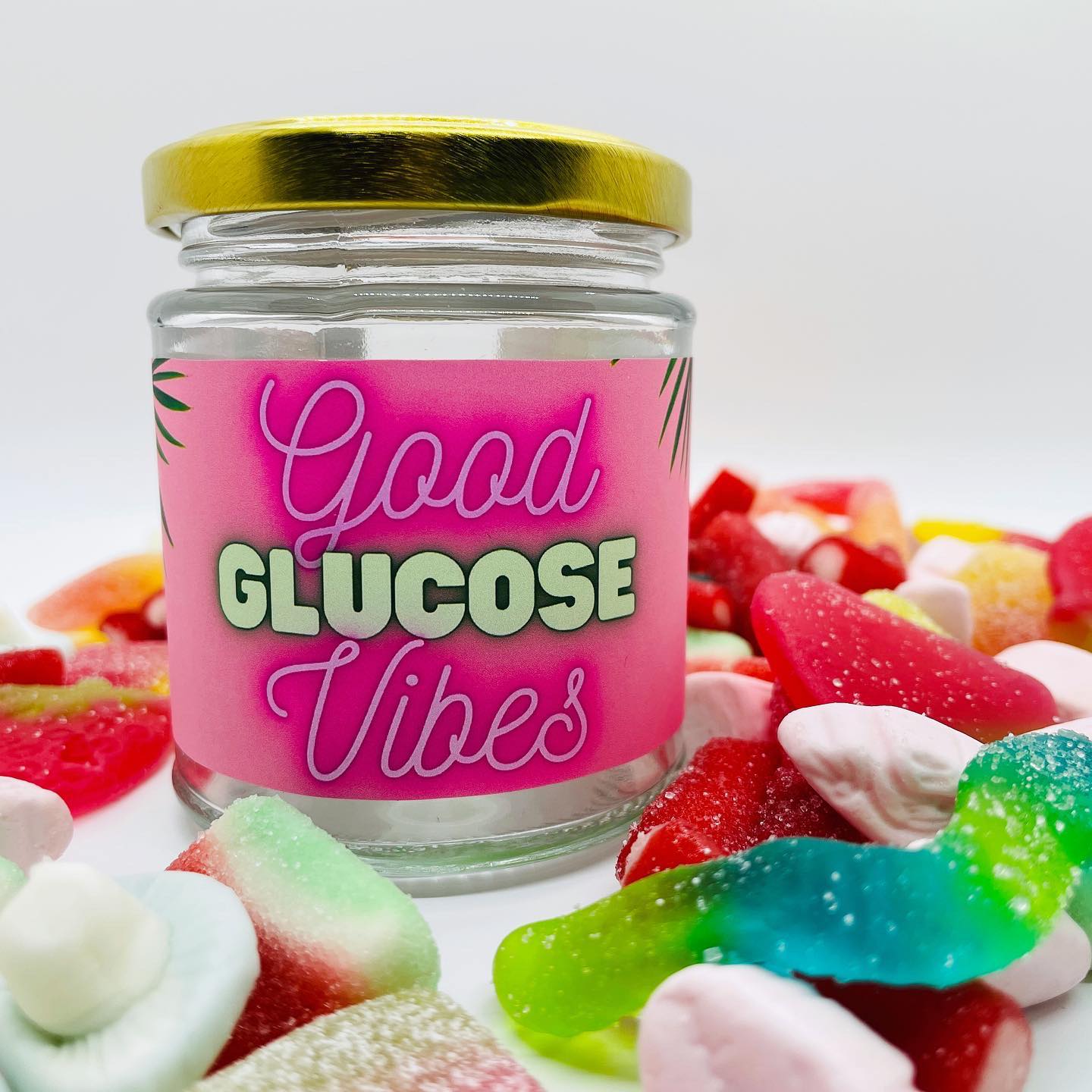 Good Glucose Vibes Glass Hypo Jar