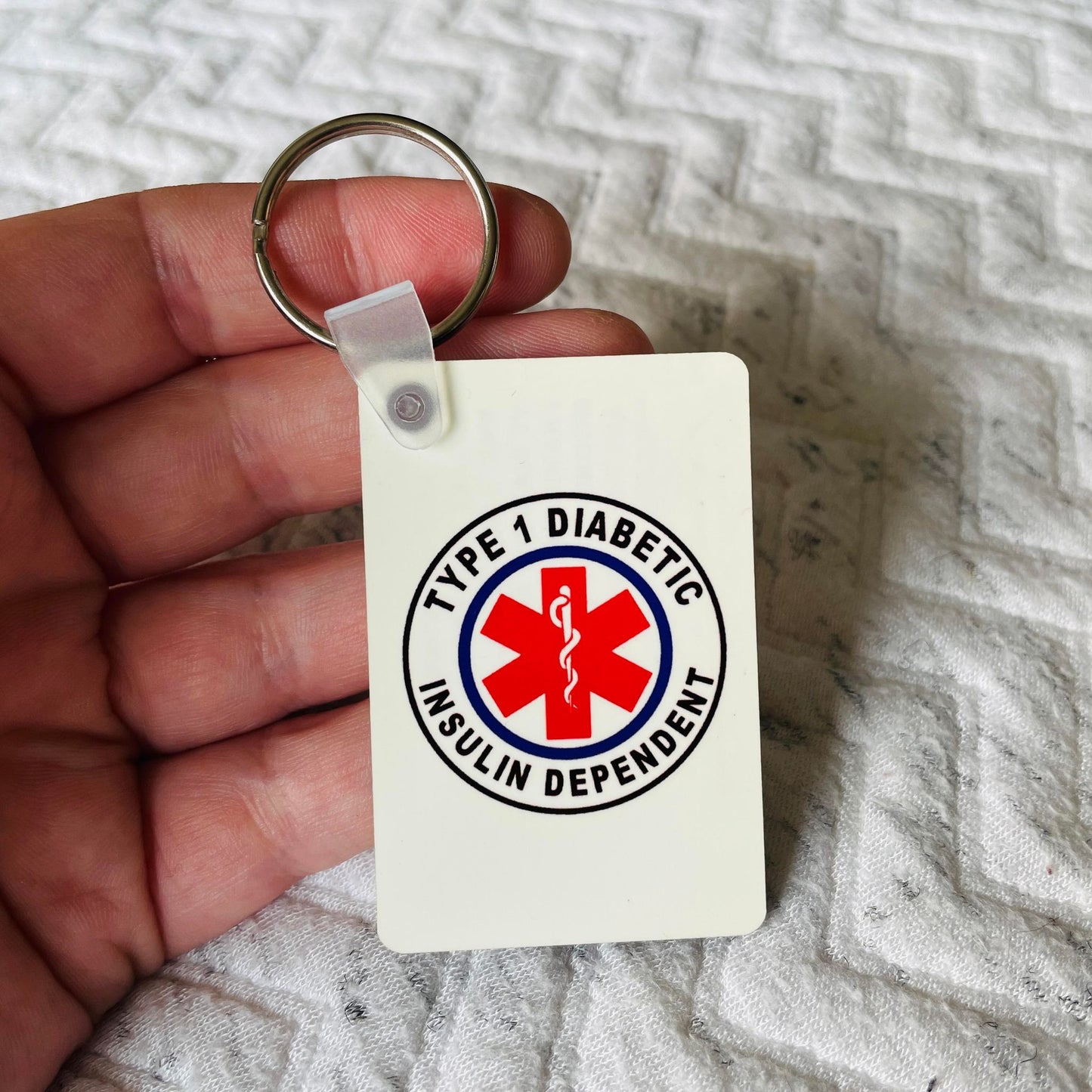 Type 1 Diabetic Keyring