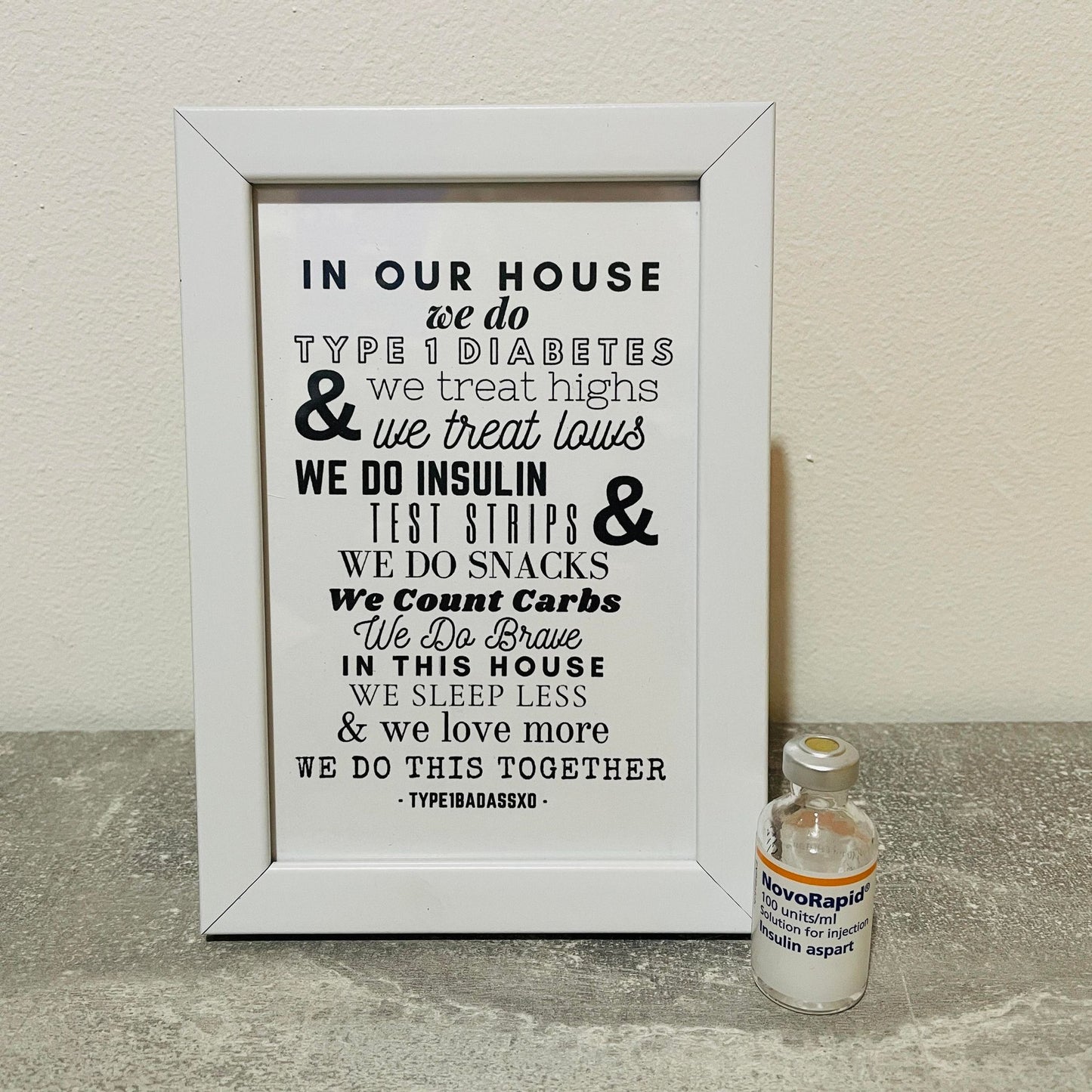 In This House We Do This Together Framed Art Print