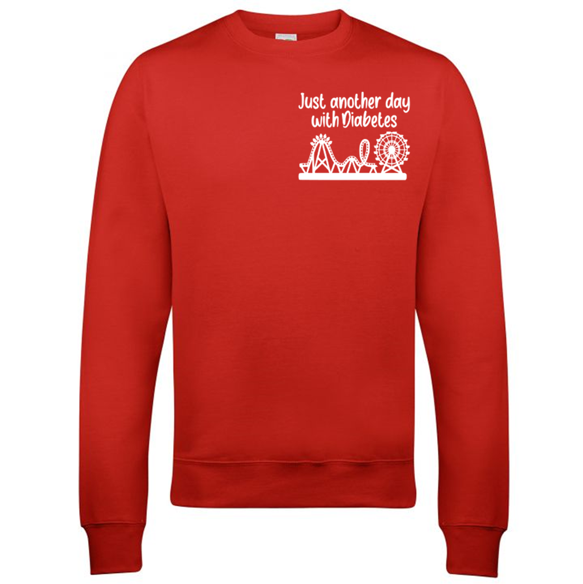 Just Another Day With Diabetes (Rollercoaster) Sweatshirt