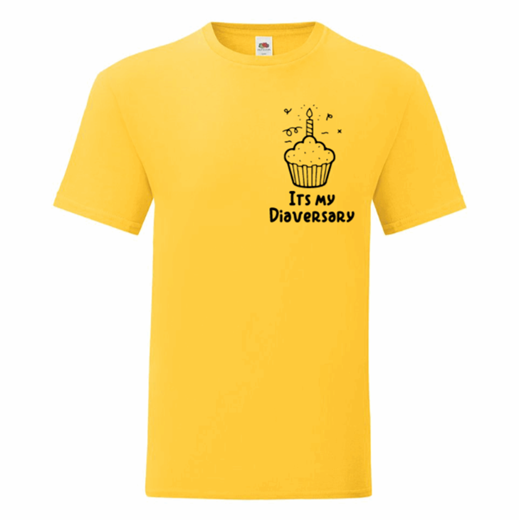 Its My Diaversary Kids T Shirt