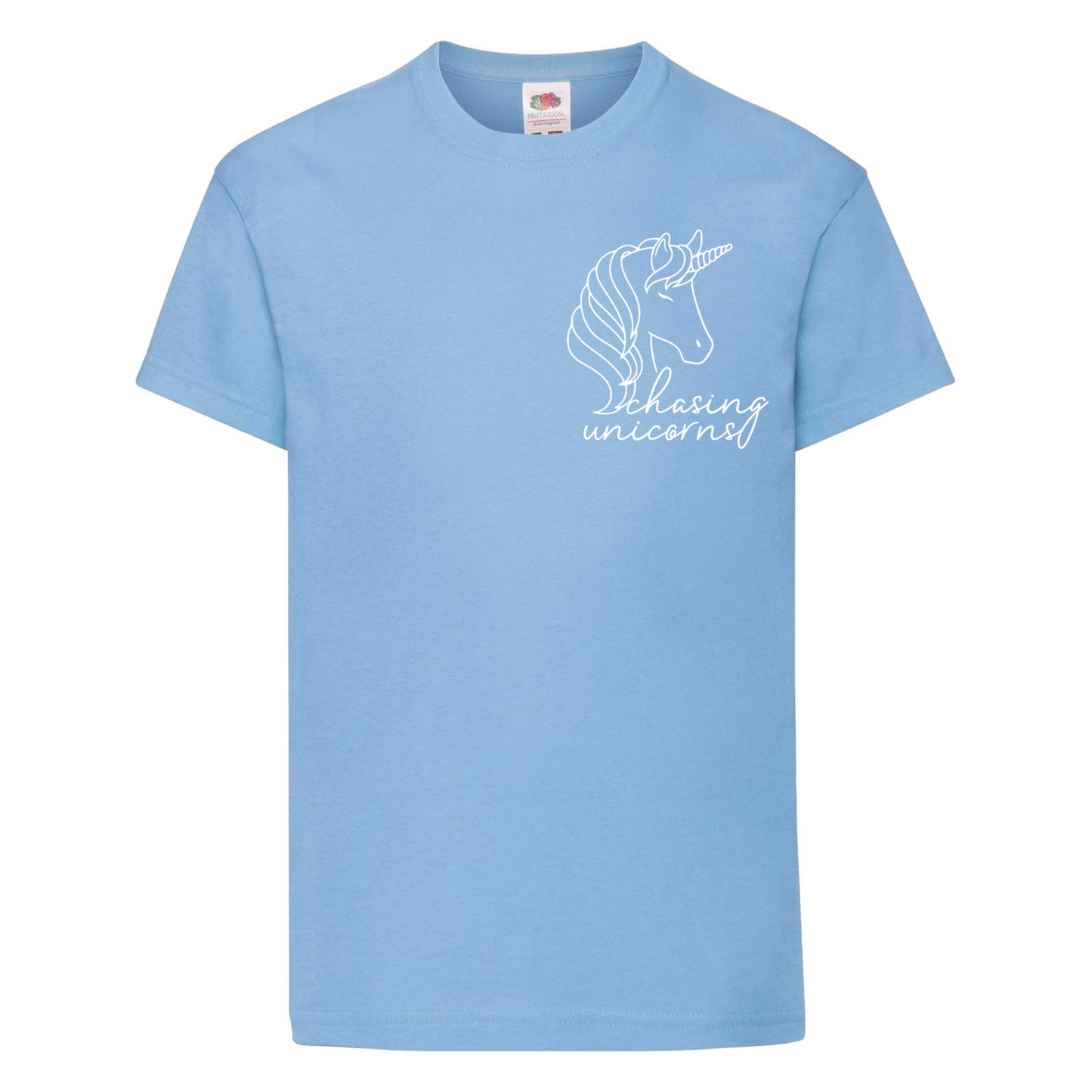 Chasing Unicorns Kids T Shirt