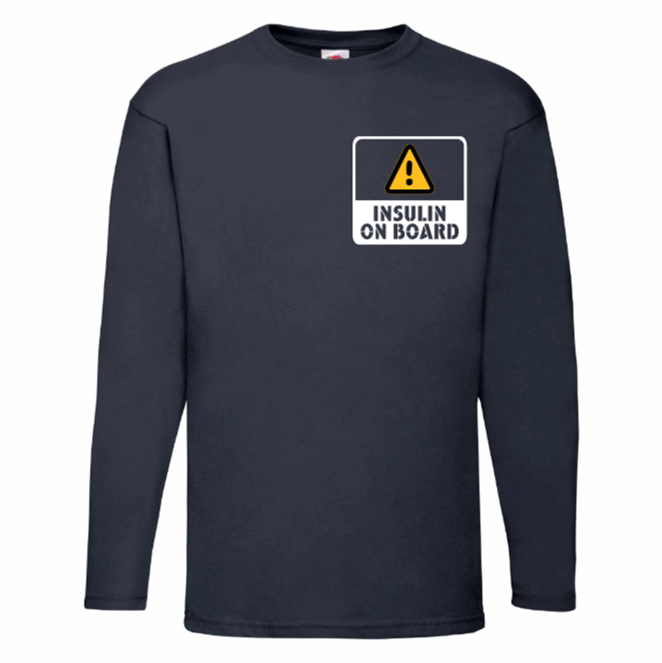 Insulin On Board Long Sleeve T Shirt