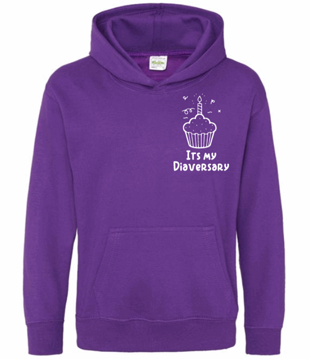 Its My Diaversary Kids Hoodie