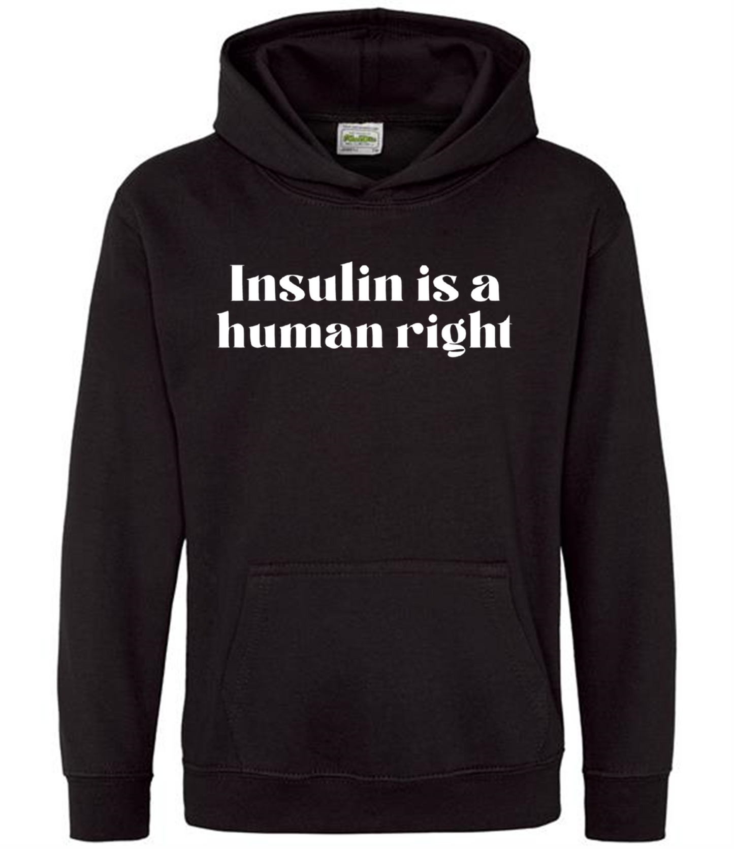 Insulin Is A Human Right Kids Hoodie