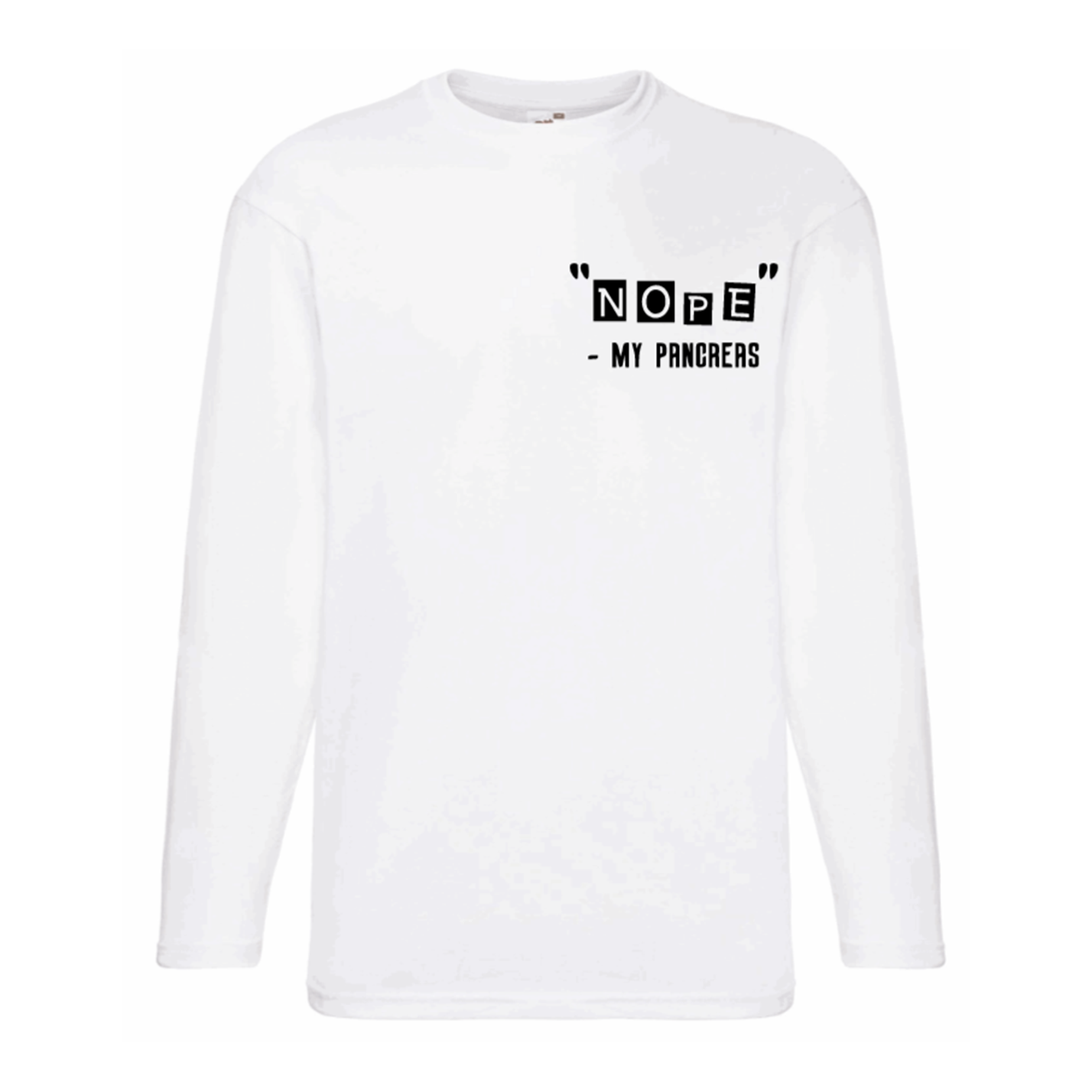 "Nope" - My Pancreas Long Sleeve T Shirt