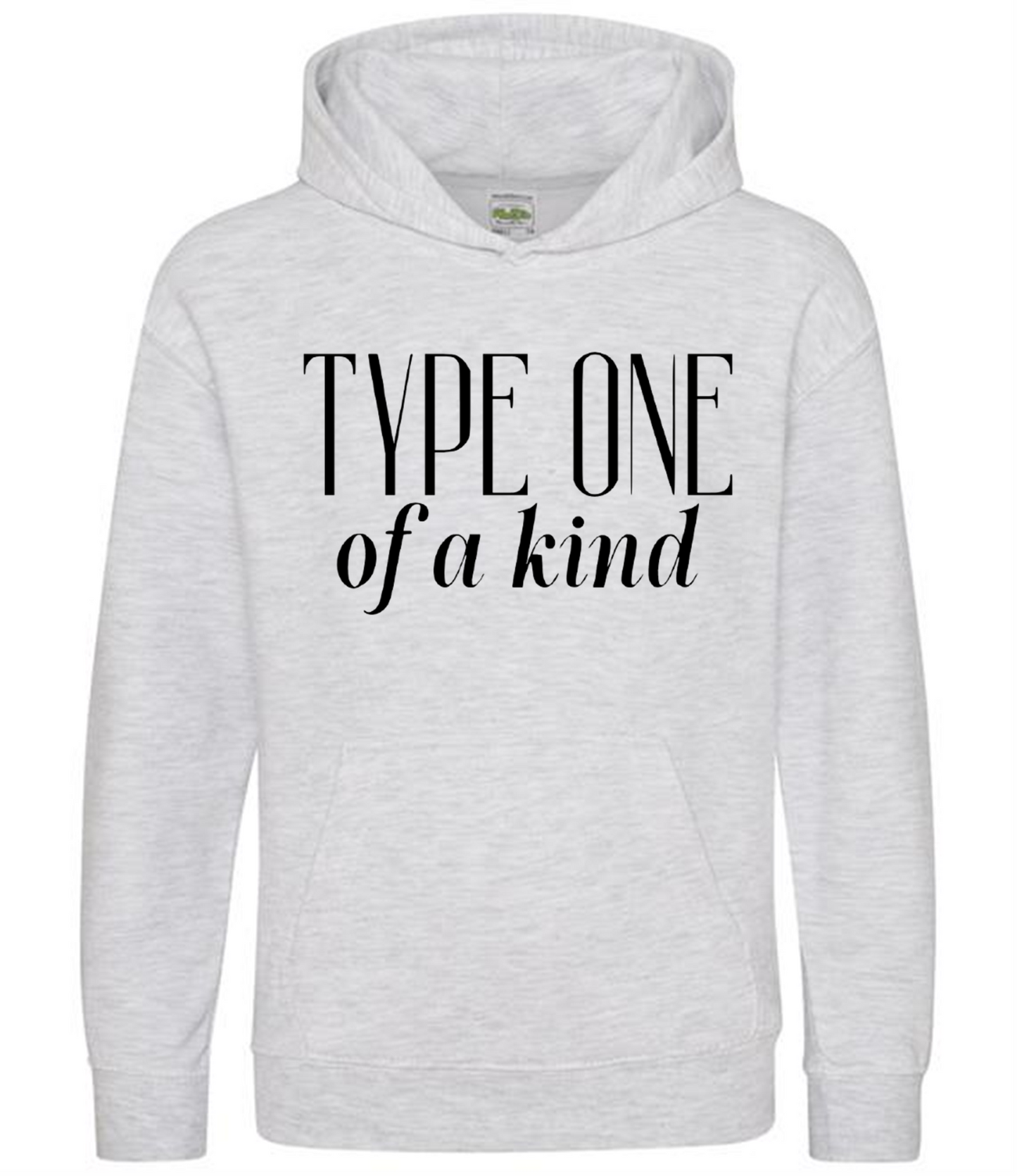 Type One Of A Kind Kids Hoodie