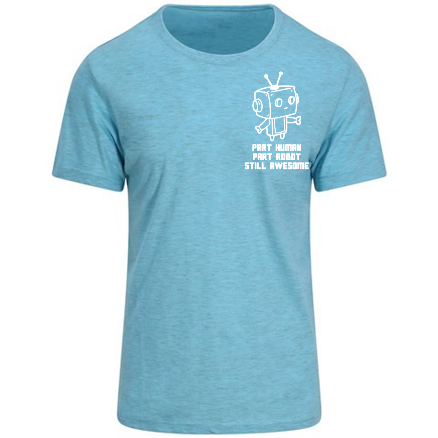 Part Human Part Robot Still Awesome Pastel T-Shirt
