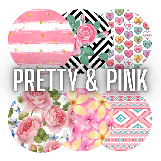 Pretty & Pink / Badass Patches / Pack of 6