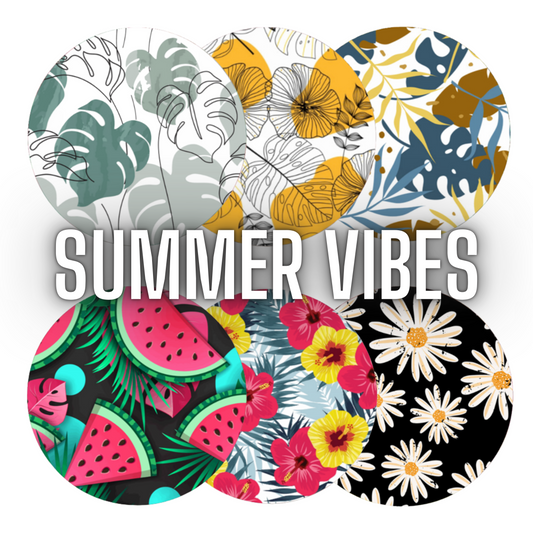 Summer Vibes / Badass Patches / Pack of 6