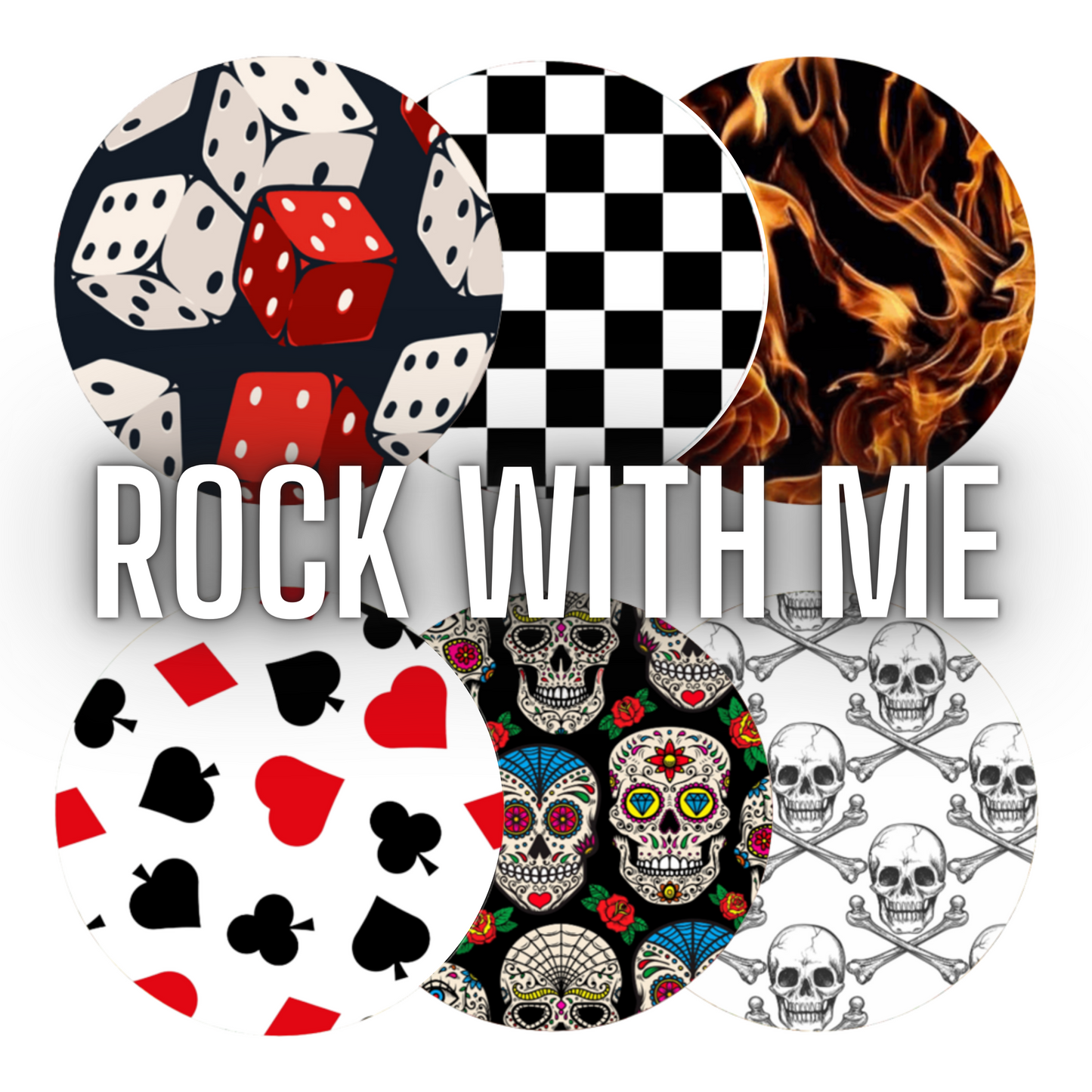 Rock With Me / Badass Patches / Pack of 6