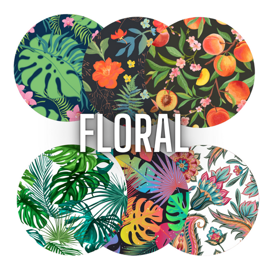 Floral / Badass Patches / Pack of 6