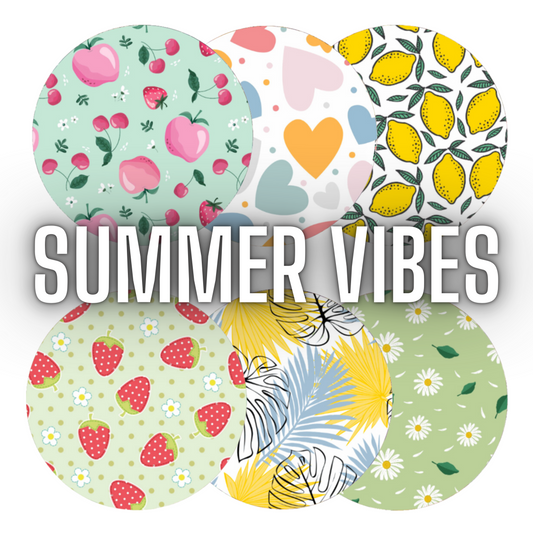 Summer Vibes / Badass Patches / Pack of 6