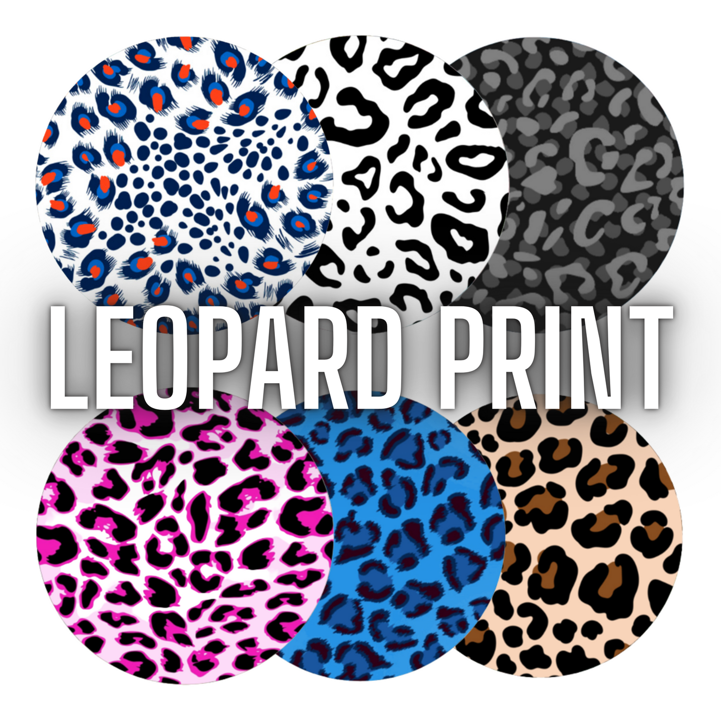 Leopard Print / Badass Patches / Pack of 6