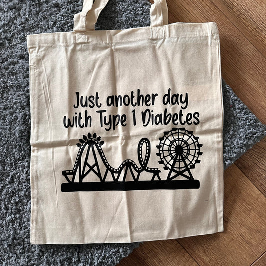 Just Another Day With Diabetes Tote Bag