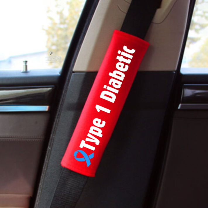 Type 1 Diabetic Seat Belt Cover