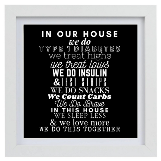 In Our House Shadow Box Frame