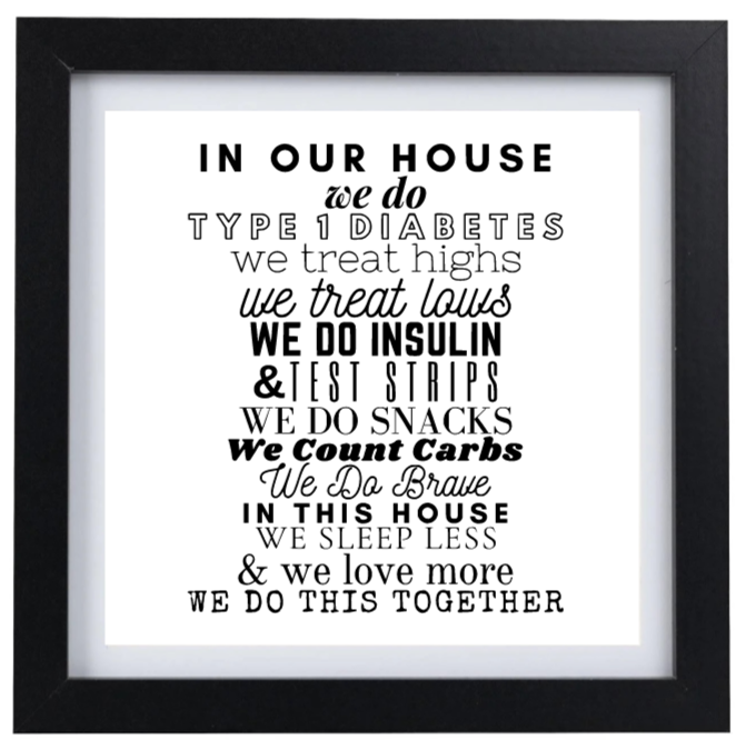 In Our House Shadow Box Frame