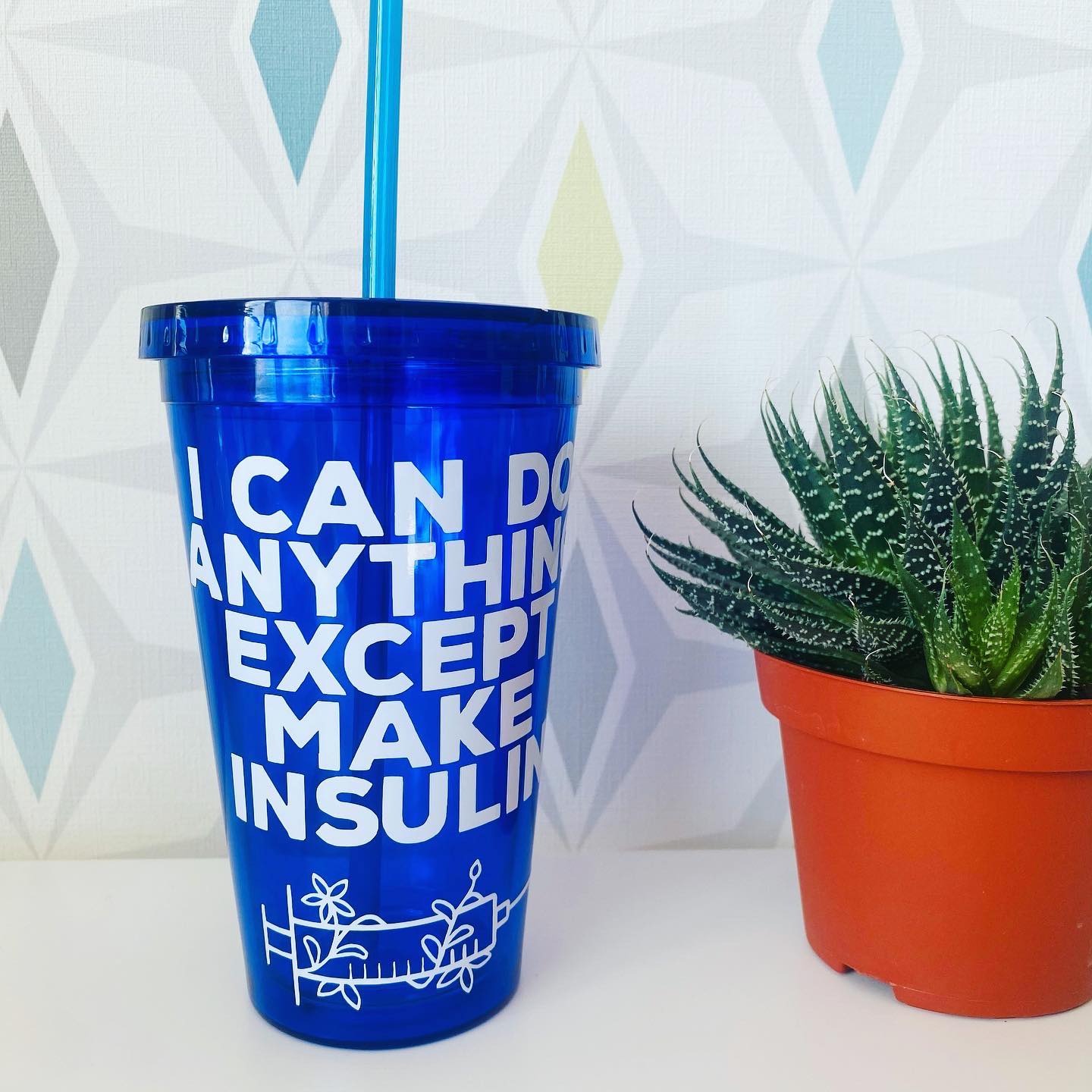 I Can Do Anything Except Make Insulin Acrylic Tumbler In Blue