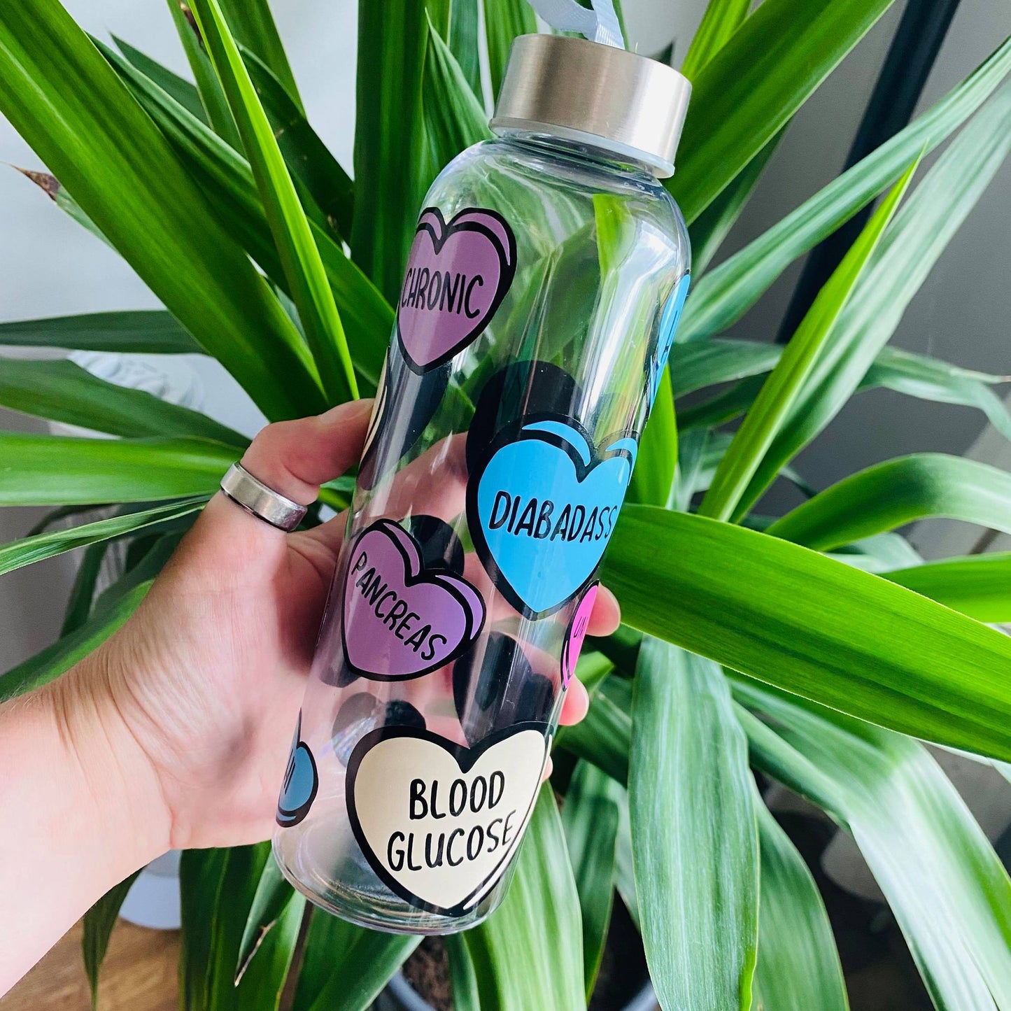 Love Hearts Water Bottle