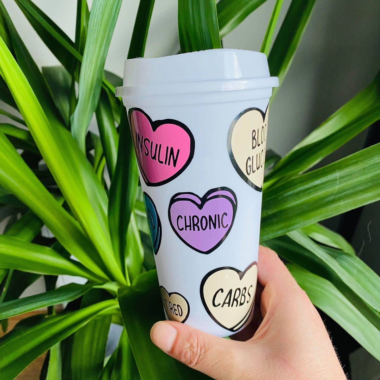 Love Hearts Coffee Cup
