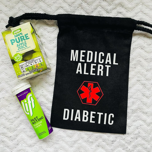 Medical Alert Diabetic Hypo Bag