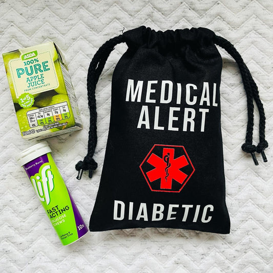 Medical Alert Diabetic Hypo Bag
