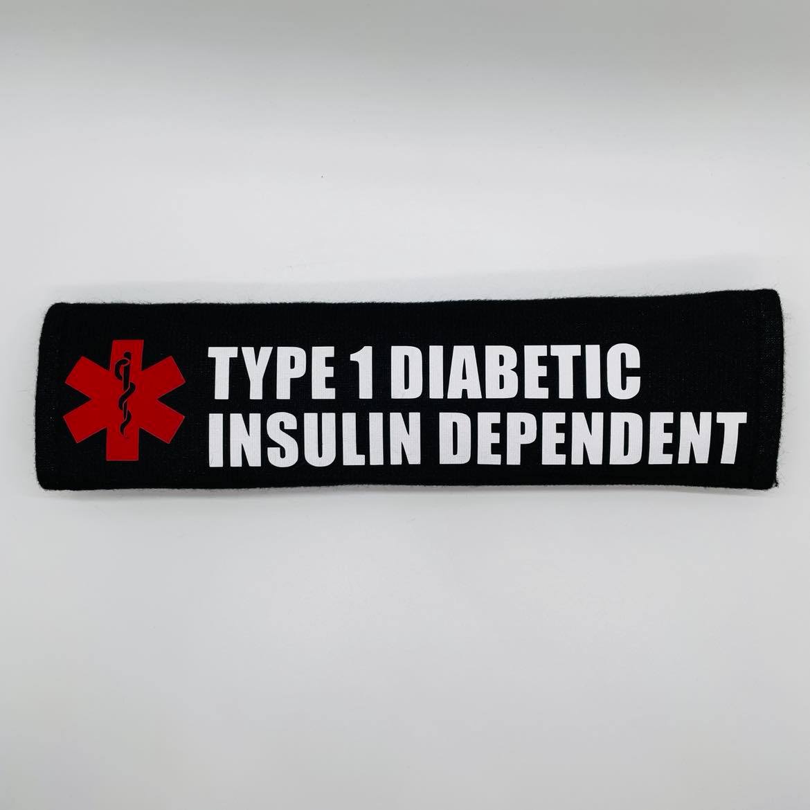 Type 1 Diabetic Insulin Dependent Seat Belt Cover