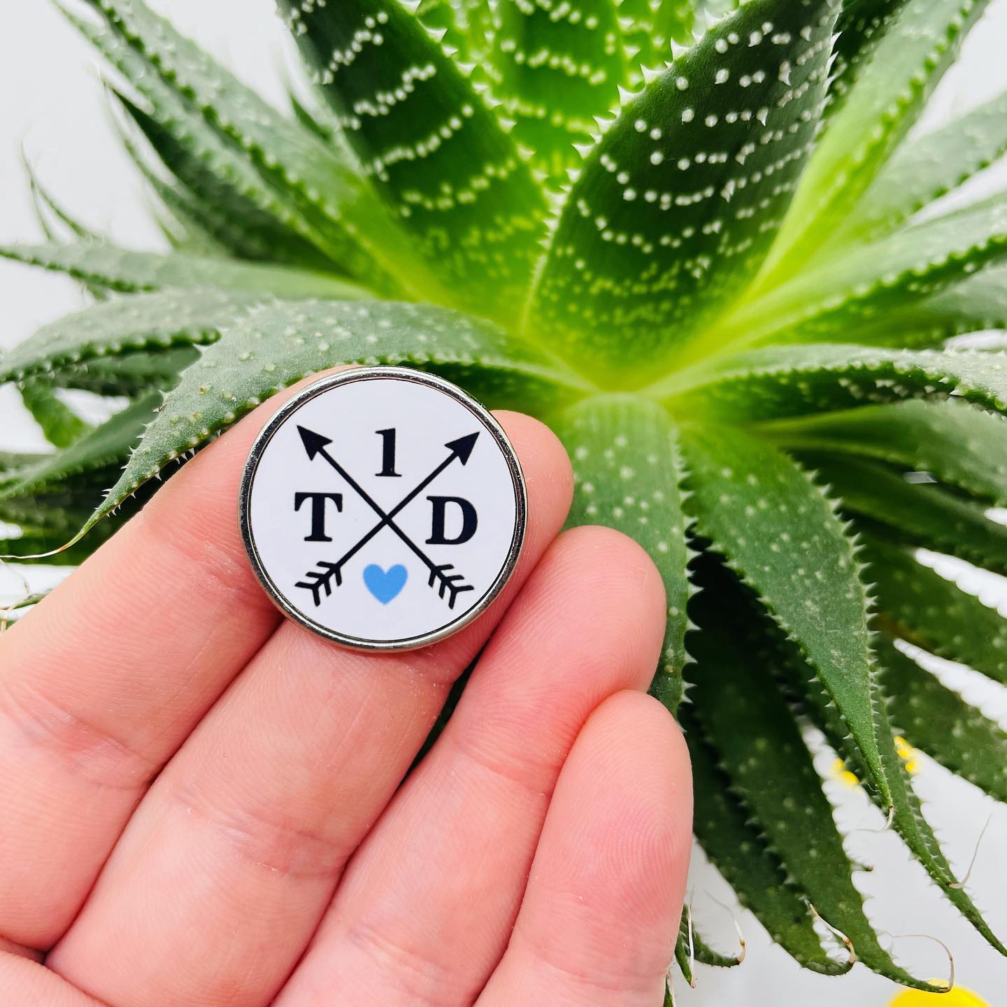 T1D Pin Badge