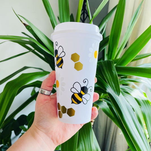 Bee Coffee Cup