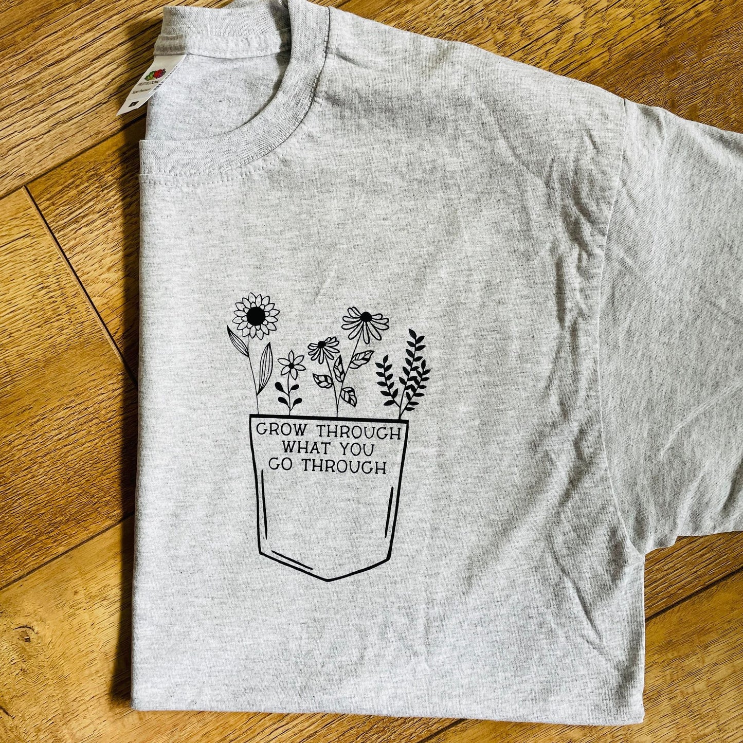 Grow Through What You Go Through Kids T Shirt