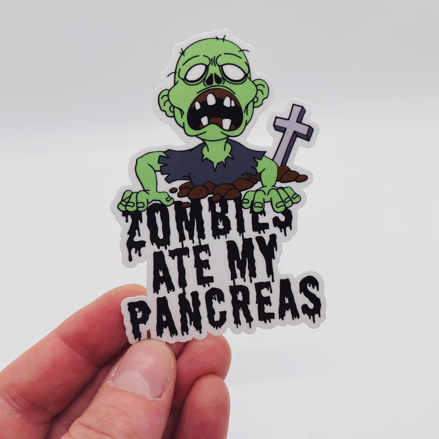 Zombies Ate My Pancreas Sticker