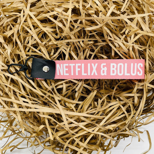 Netflix & Bolus Keychain/Wristlet