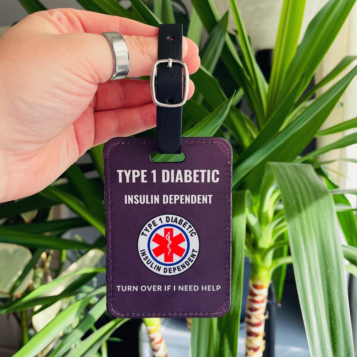Type 1 Diabetic - Luggage Tag