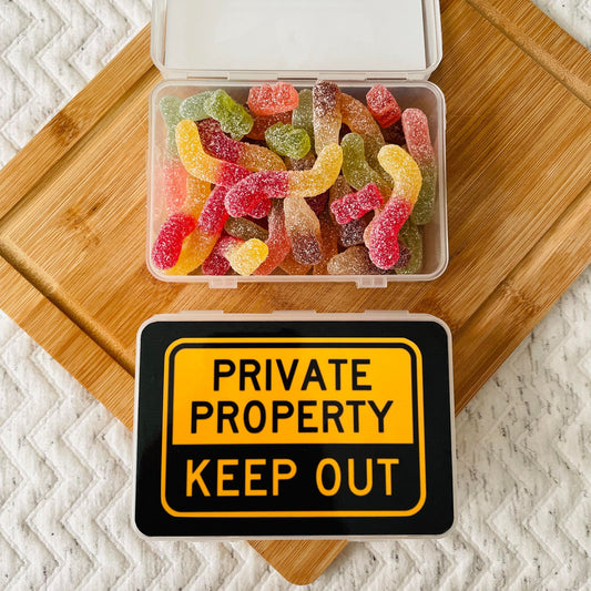 Private Property - Keep Out Large Hypo Pot