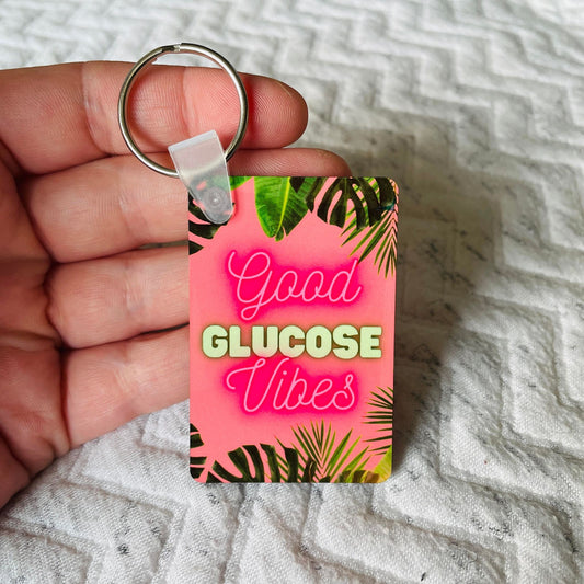 Good Glucose Vibes Keyring