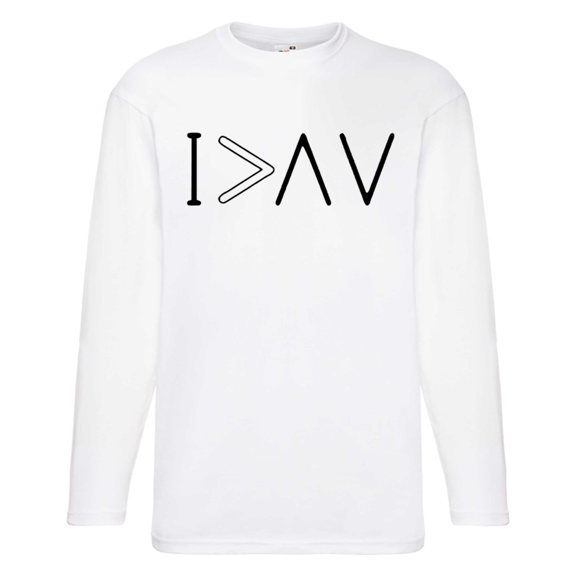 | > ^ V Long Sleeve T Shirt