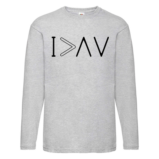 | > ^ V Long Sleeve T Shirt