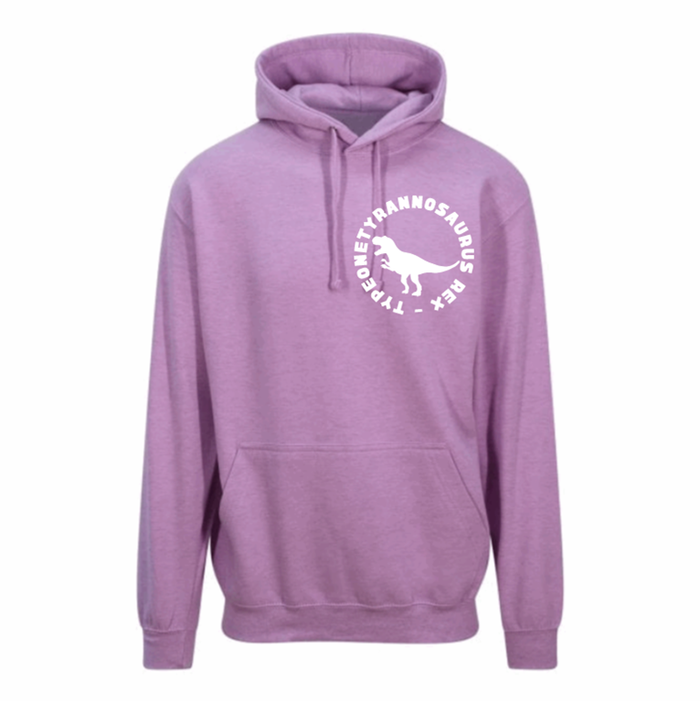 Typeonetyrannosaurus Rex Pastel Hoodie